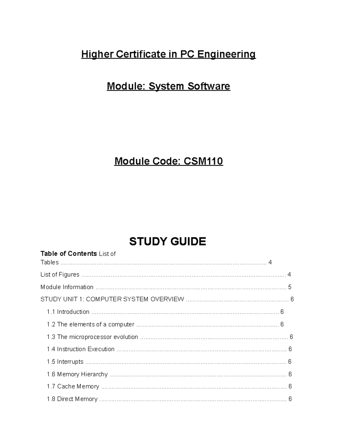 Systems Software - Study Guide - - Studocu