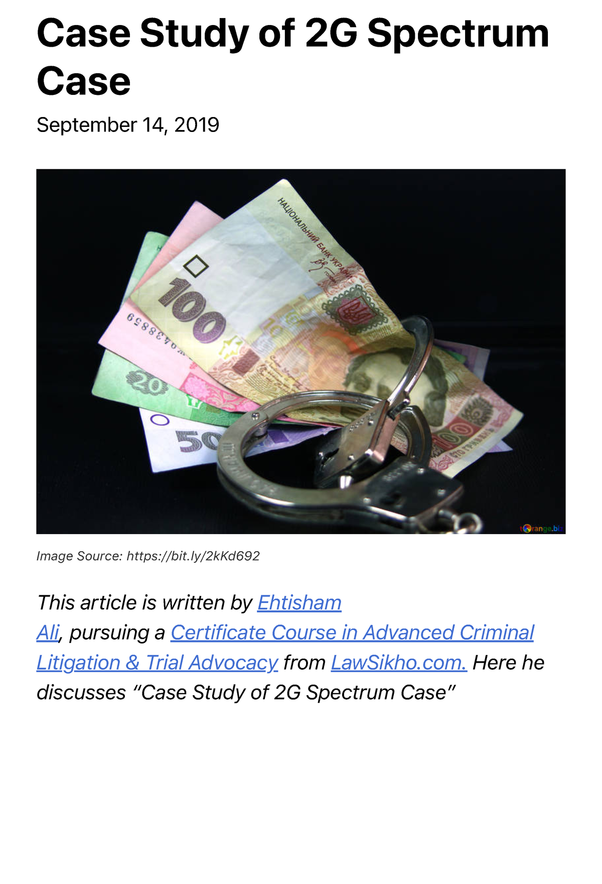 case study on 2 g spectrum