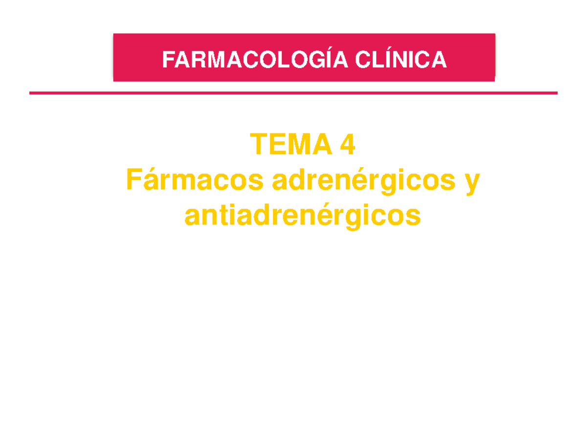 Estimulantes Beta Adrenergicos