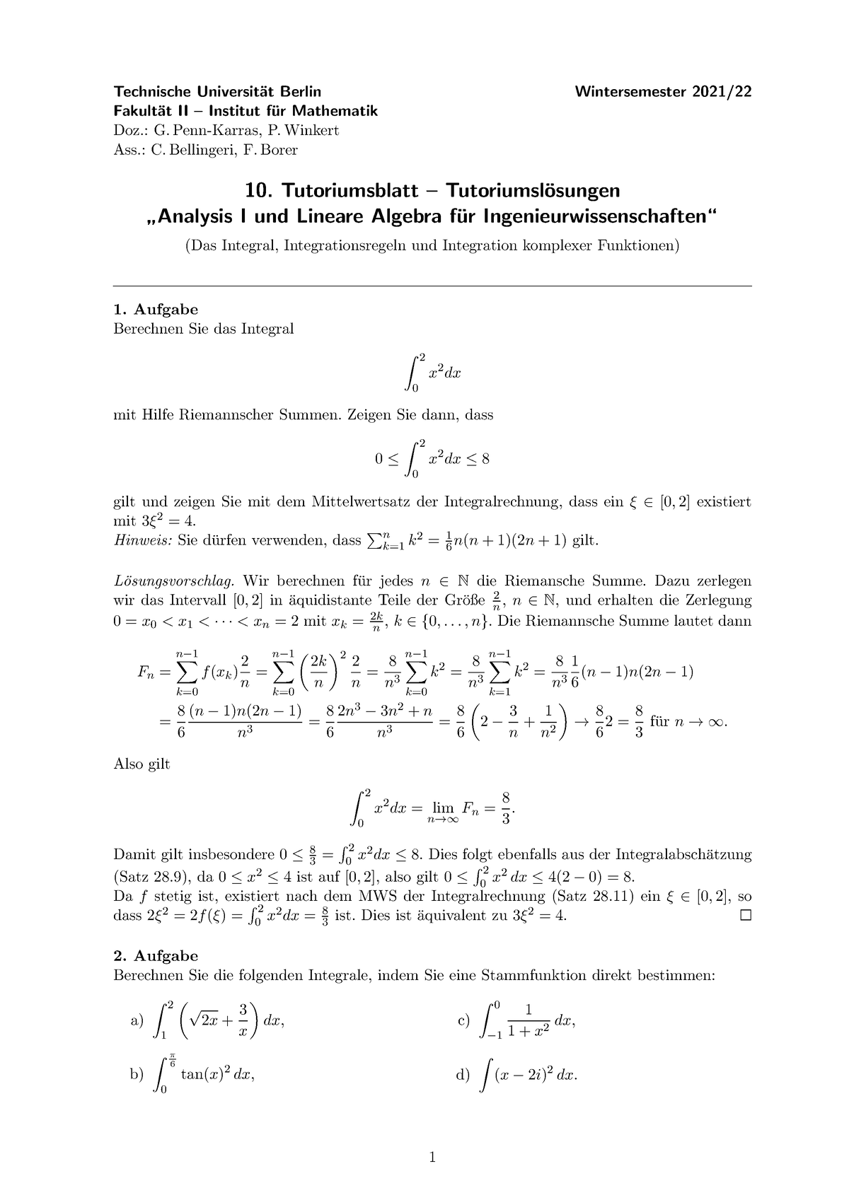 10 Tut Loes - 10 Tut Loes - Technische Universit ̈at Berlin ...