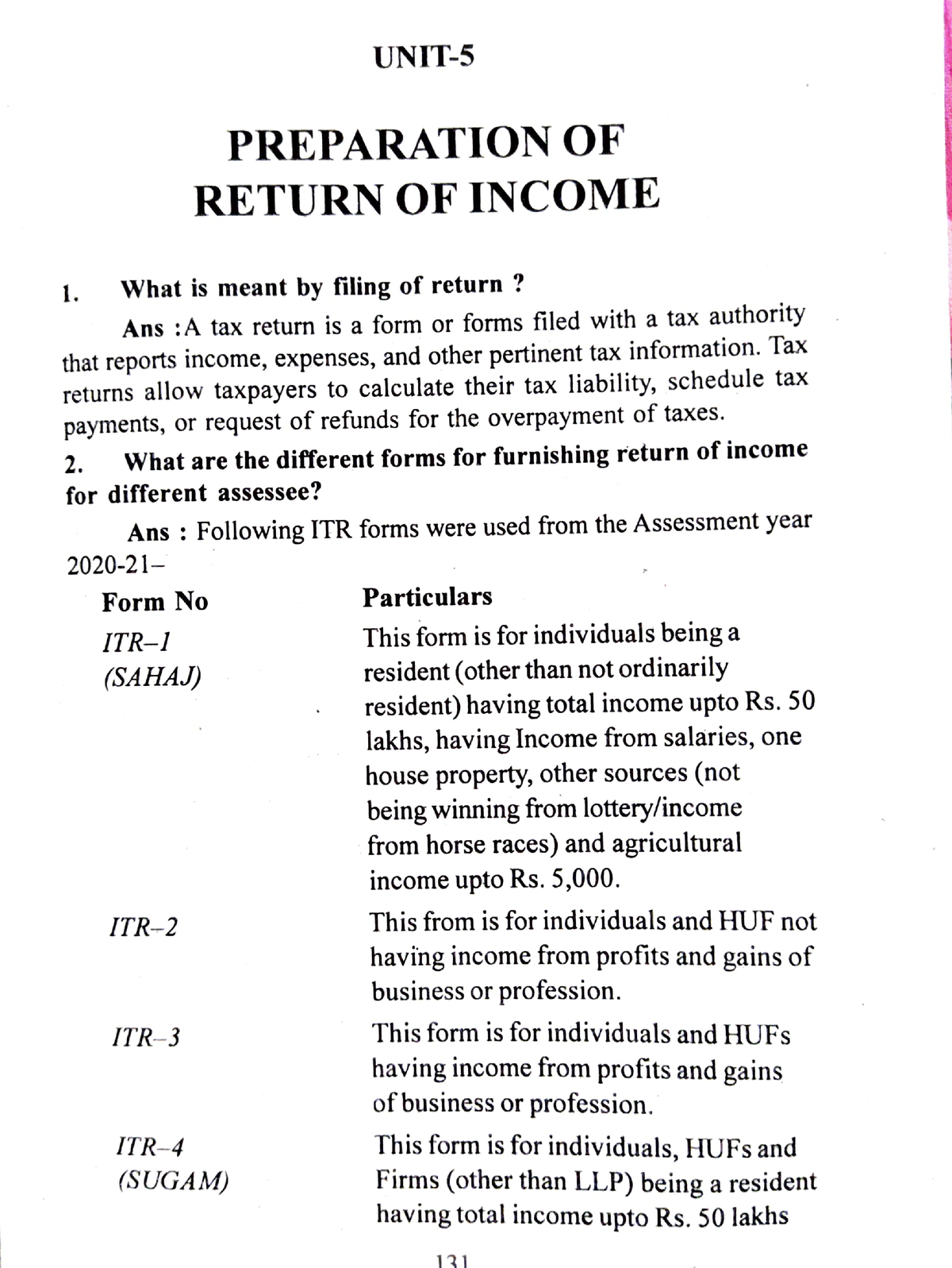 preparation-of-return-of-income-unit-5-unit-preparation-of