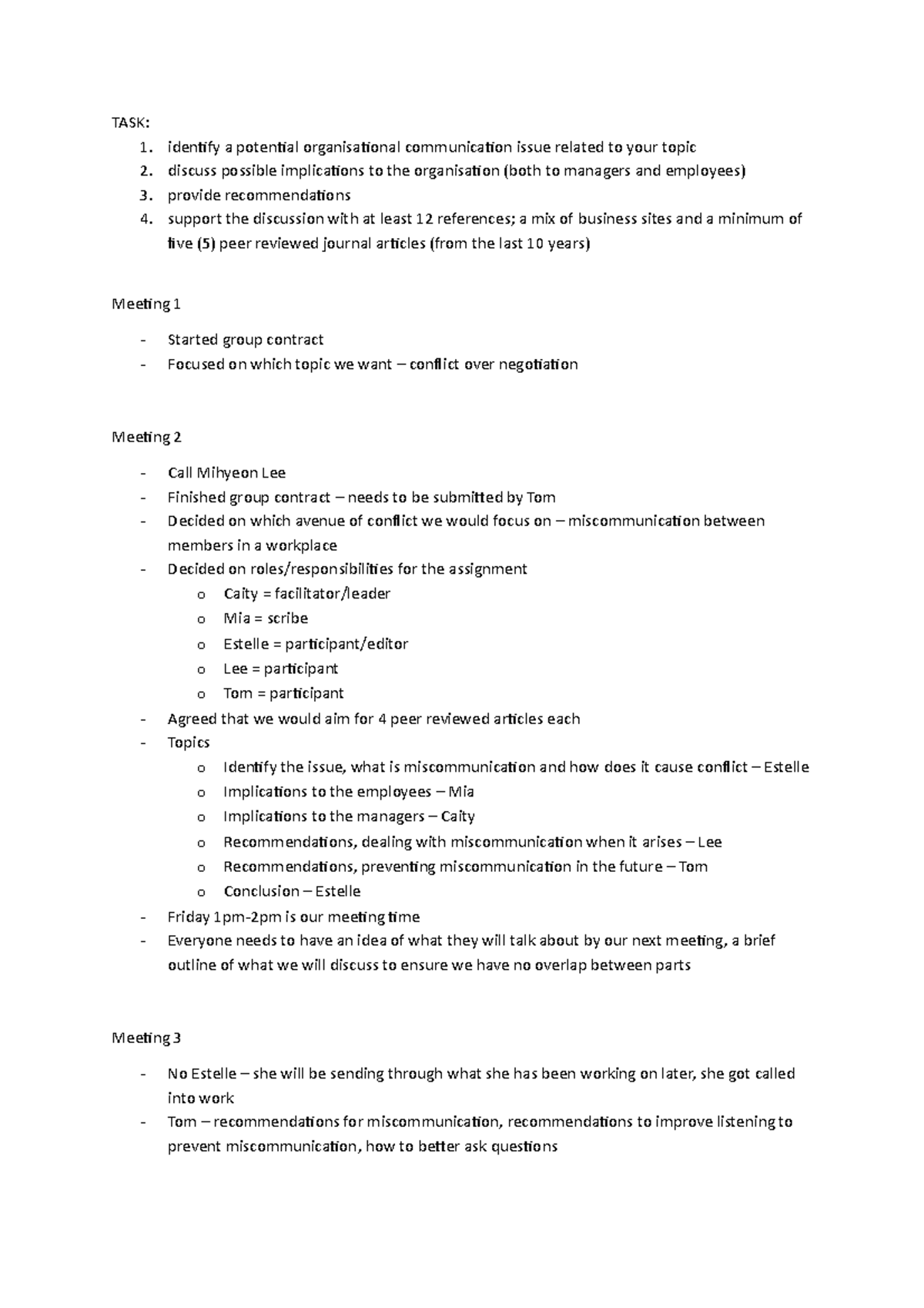 Group-Meeting-Notes - n/a - TASK: identify a potential organisational ...