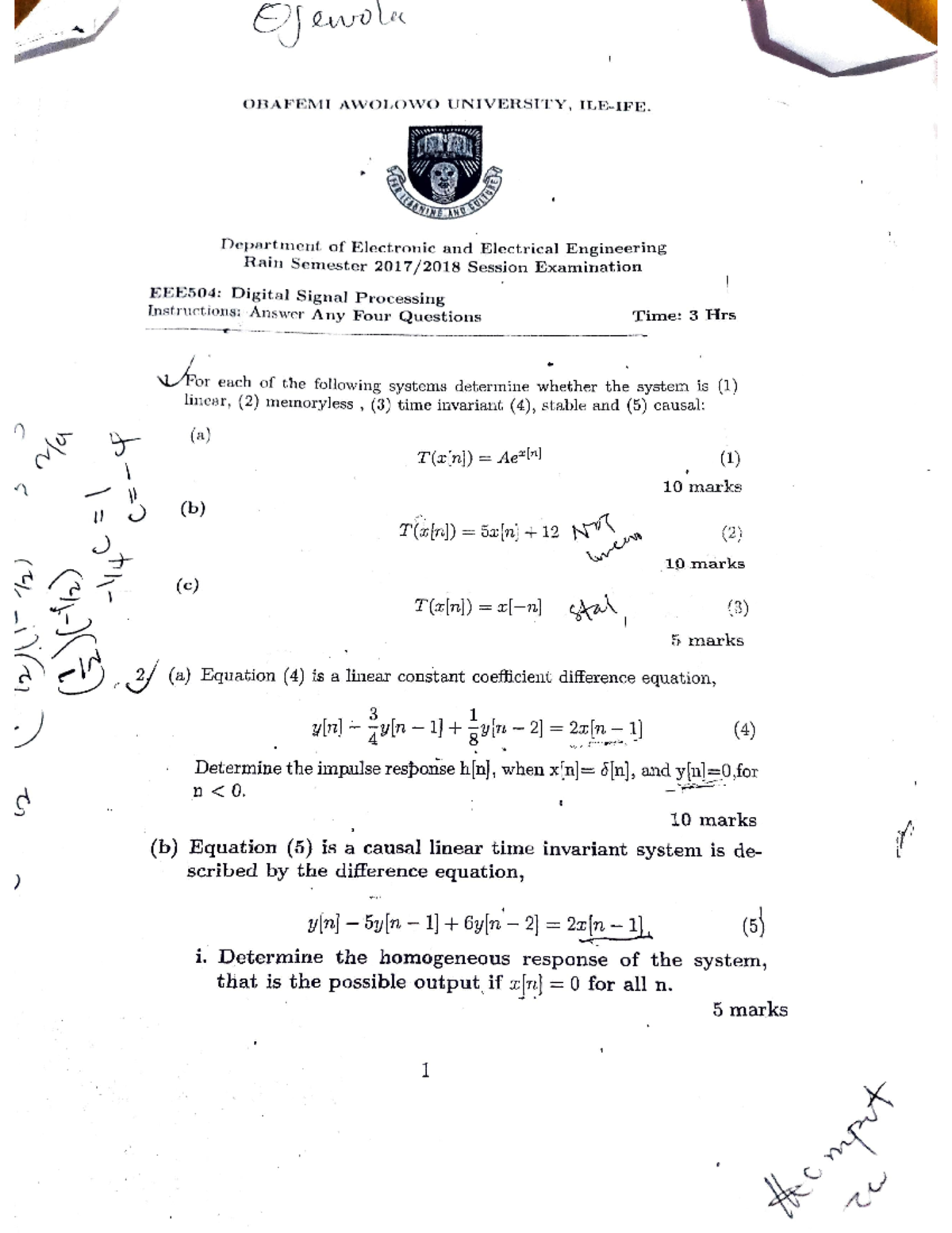 Past Question (1) - Assessment Guidance for Students - Production and ...