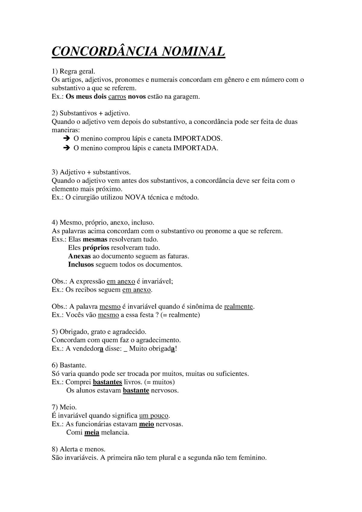 Concordância nominal abra a caixa by damaris69 - Recursos de ensino