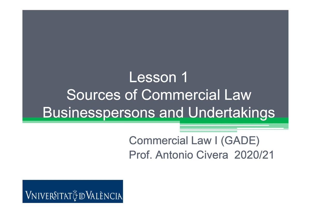 lesson-1-lesson-1-sources-of-commercial-law-businesspersonsbusinesspersons-and-and-studocu