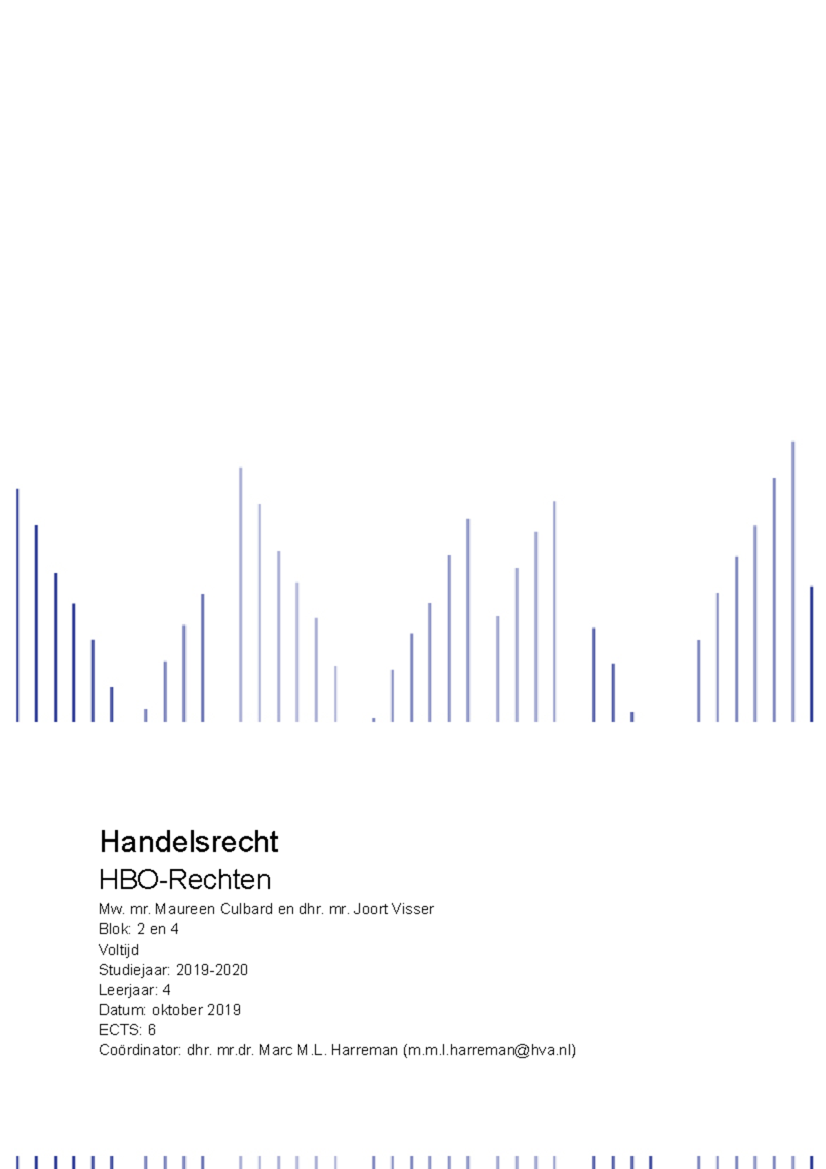 Handelsrecht Studiehandleiding Studentenversie 2019-2020 - Handelsrecht ...