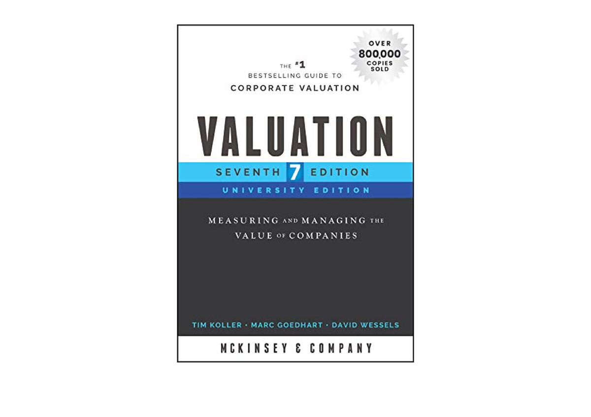 Download PDF Valuation Measuring And Managing The Value Of Companies ...