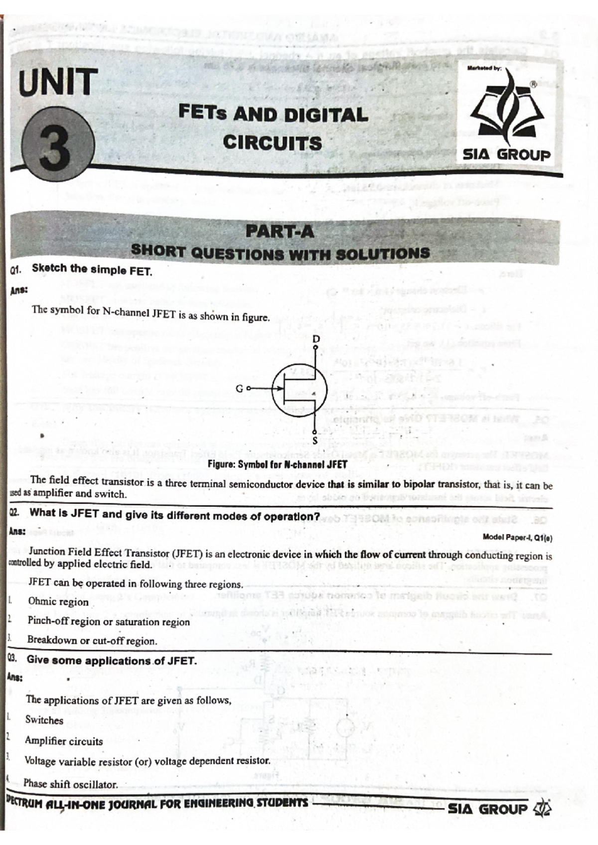 Ade 3 - Analog and digital electronics UNIT-3 - Studocu