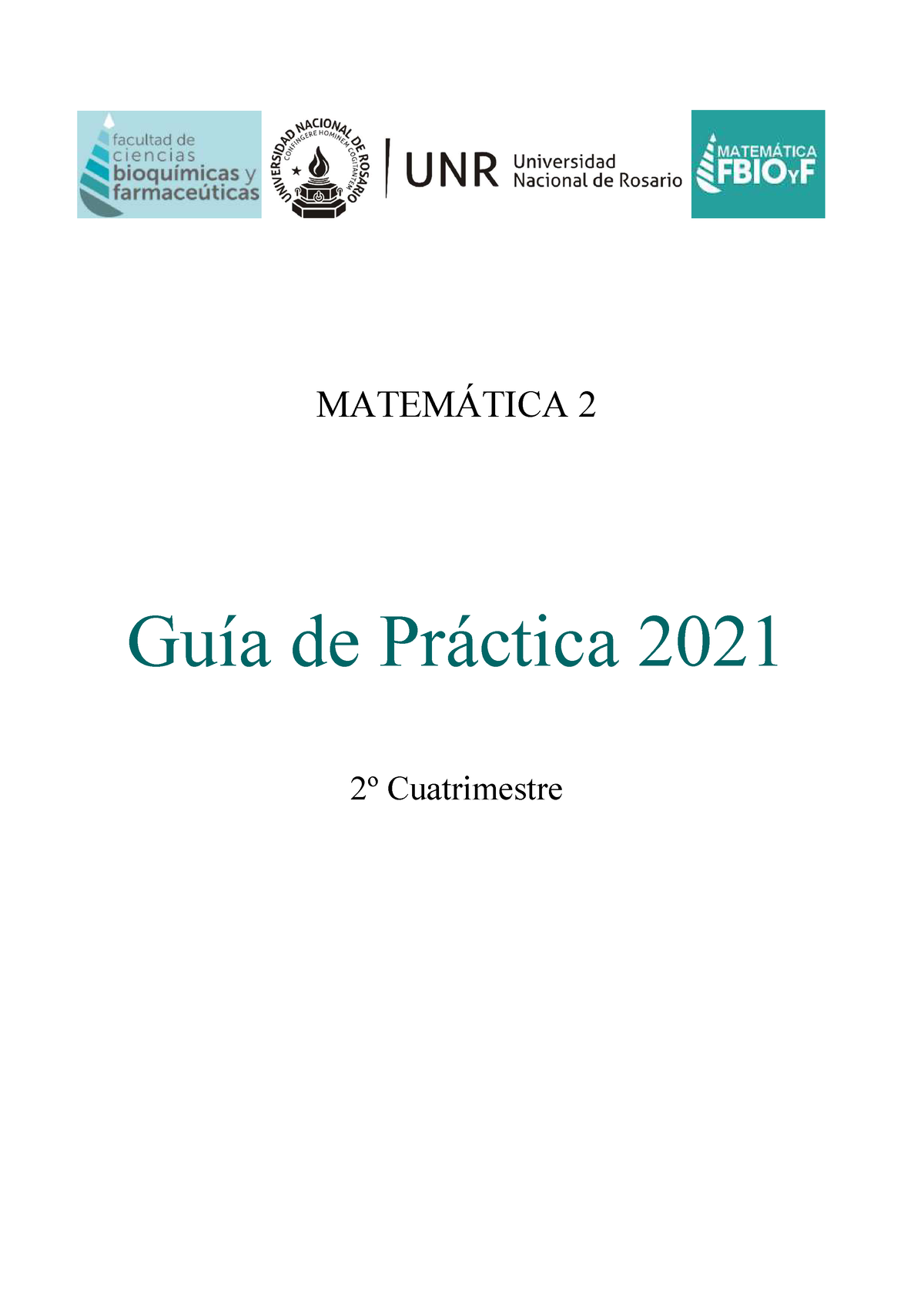 Guía Completa 2021 - Material De Mat 2 Para Estudiantes De La Fbioyf ...