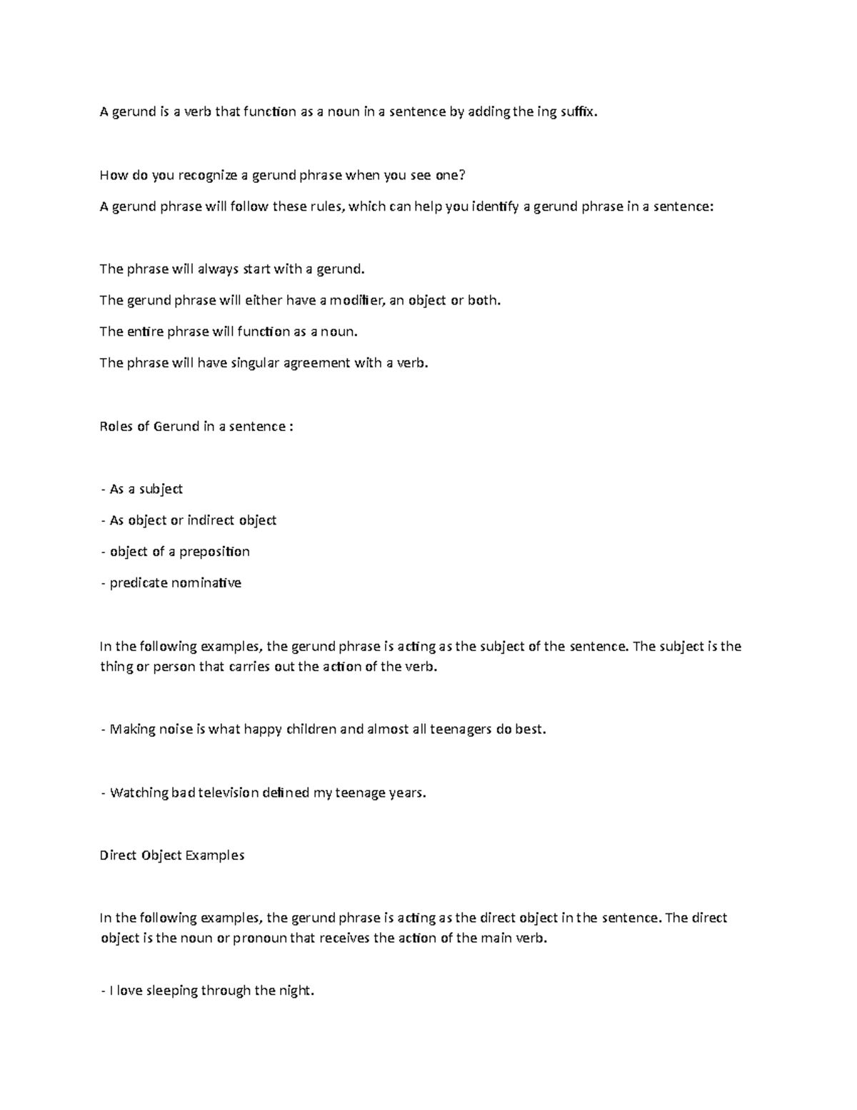 Info%20 demo - About psych - ####### A gerund is a verb that function ...
