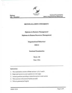 bou mba assignment