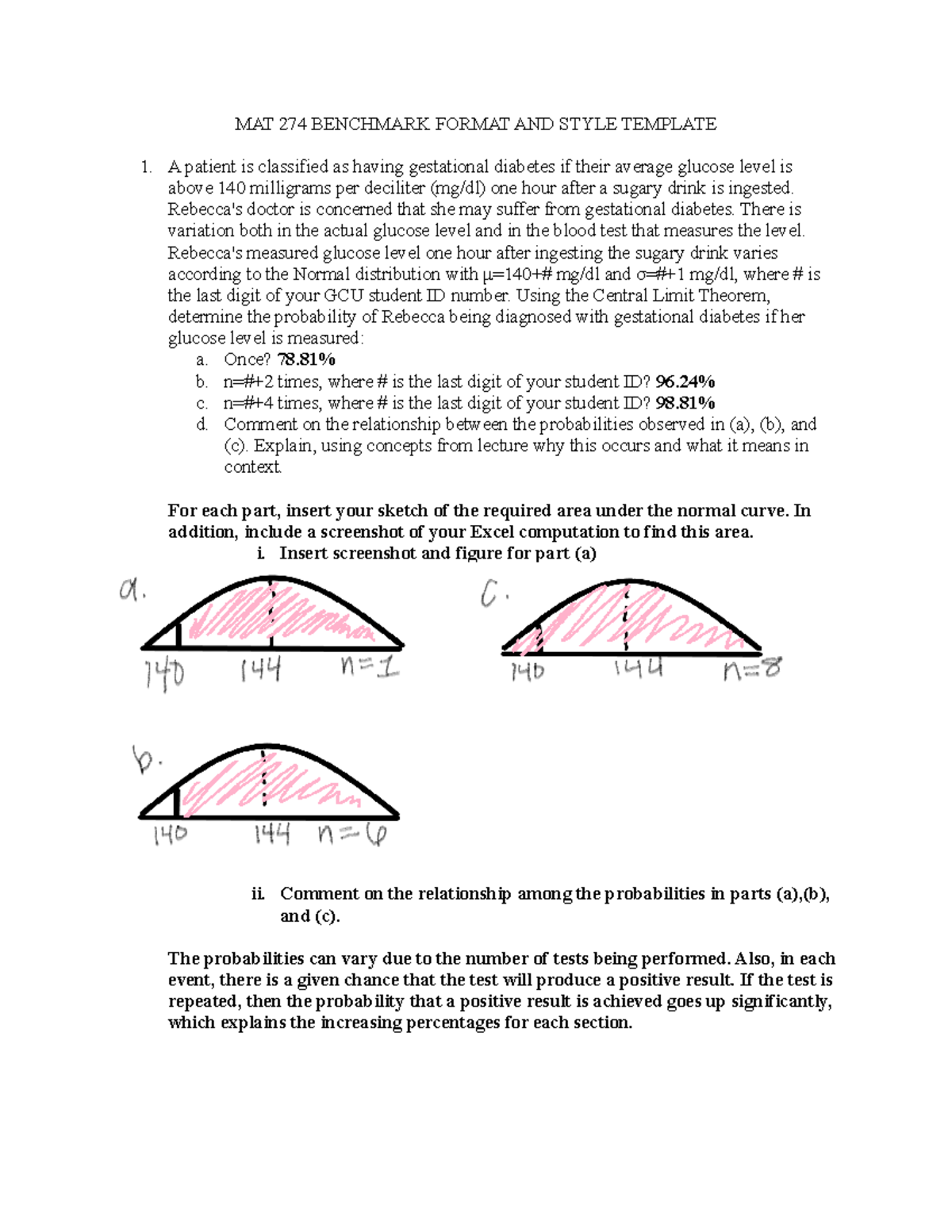 MAT274Benchmark Style Guide - MAT 274 BENCHMARK FORMAT AND STYLE ...