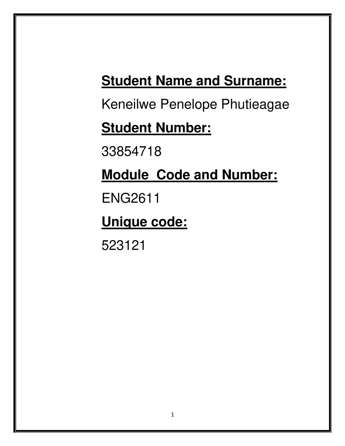 eng2611 assignment 1 answers