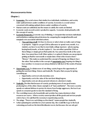 Key Terms Chapter 1-3 - Chapter 1  Economics – The social science  concerned with how individuals, - Studocu