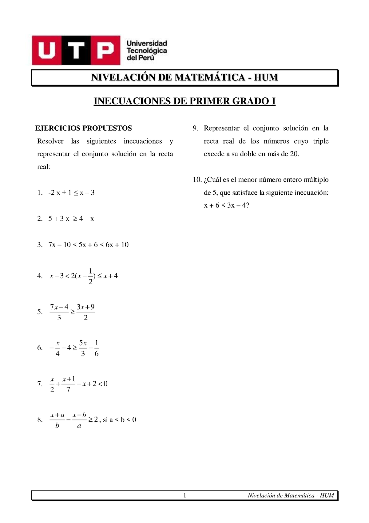 S12.s1 - Ejercicios - Tarea-Practica - Nivelacion De Matemática - UTP ...