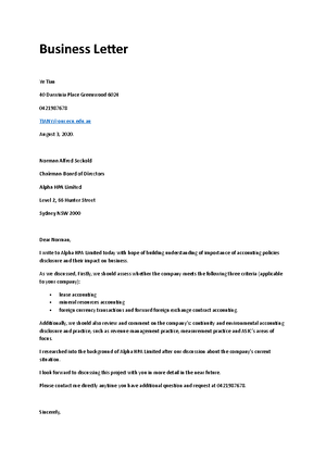 ACC3700 WK08 Online and Tutorial Activities - ACC3700 Week 8 Online and ...