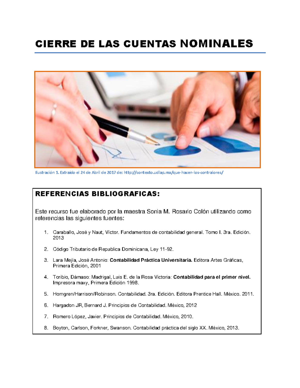 Unidad 5. Recurso 3. Cierre De Las Cuentas Nominales - CIERRE DE LAS ...