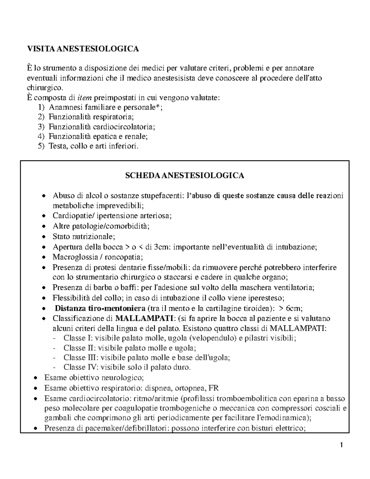 Visita Anestesiologica. Abuso Di Alcol O Sostanze Stupefacenti: L’abuso ...