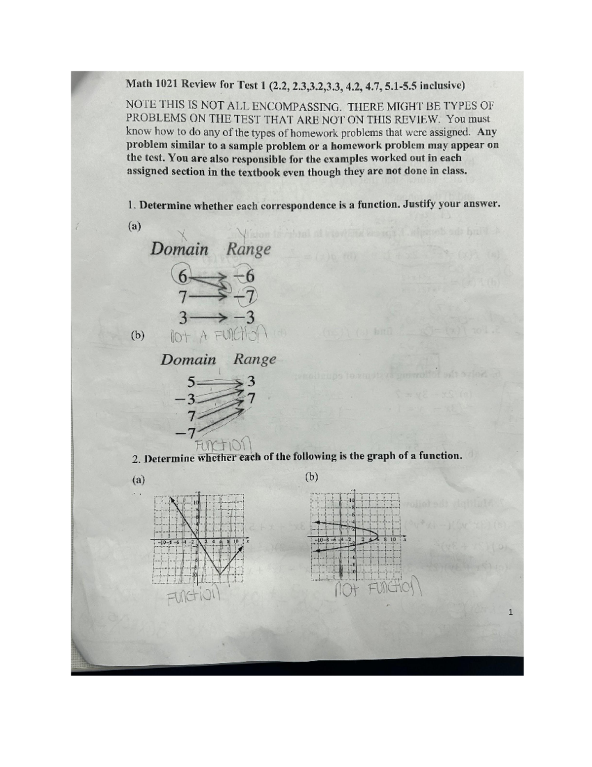 mathreview-test-one-review-math-1021-studocu
