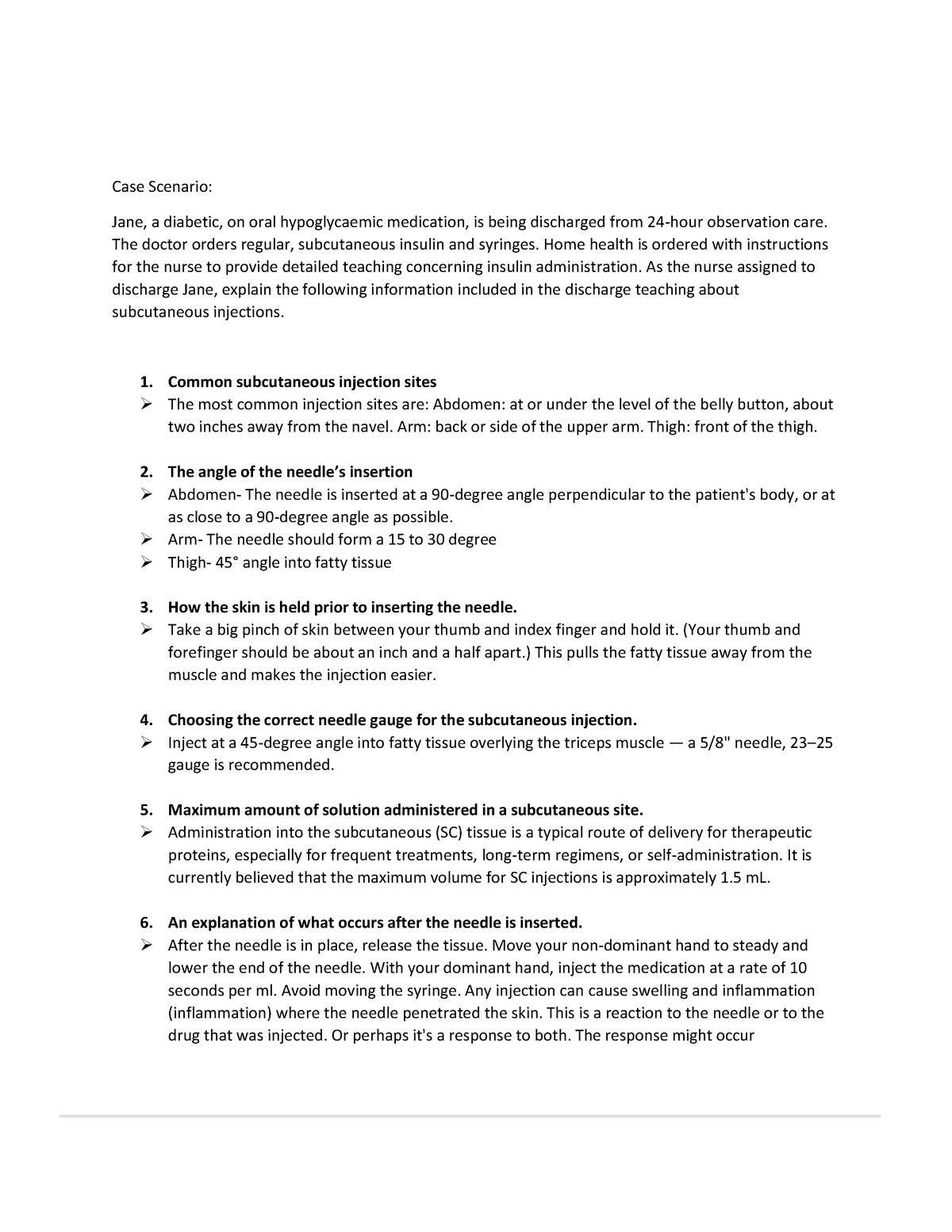 pharmacy case study diabetes