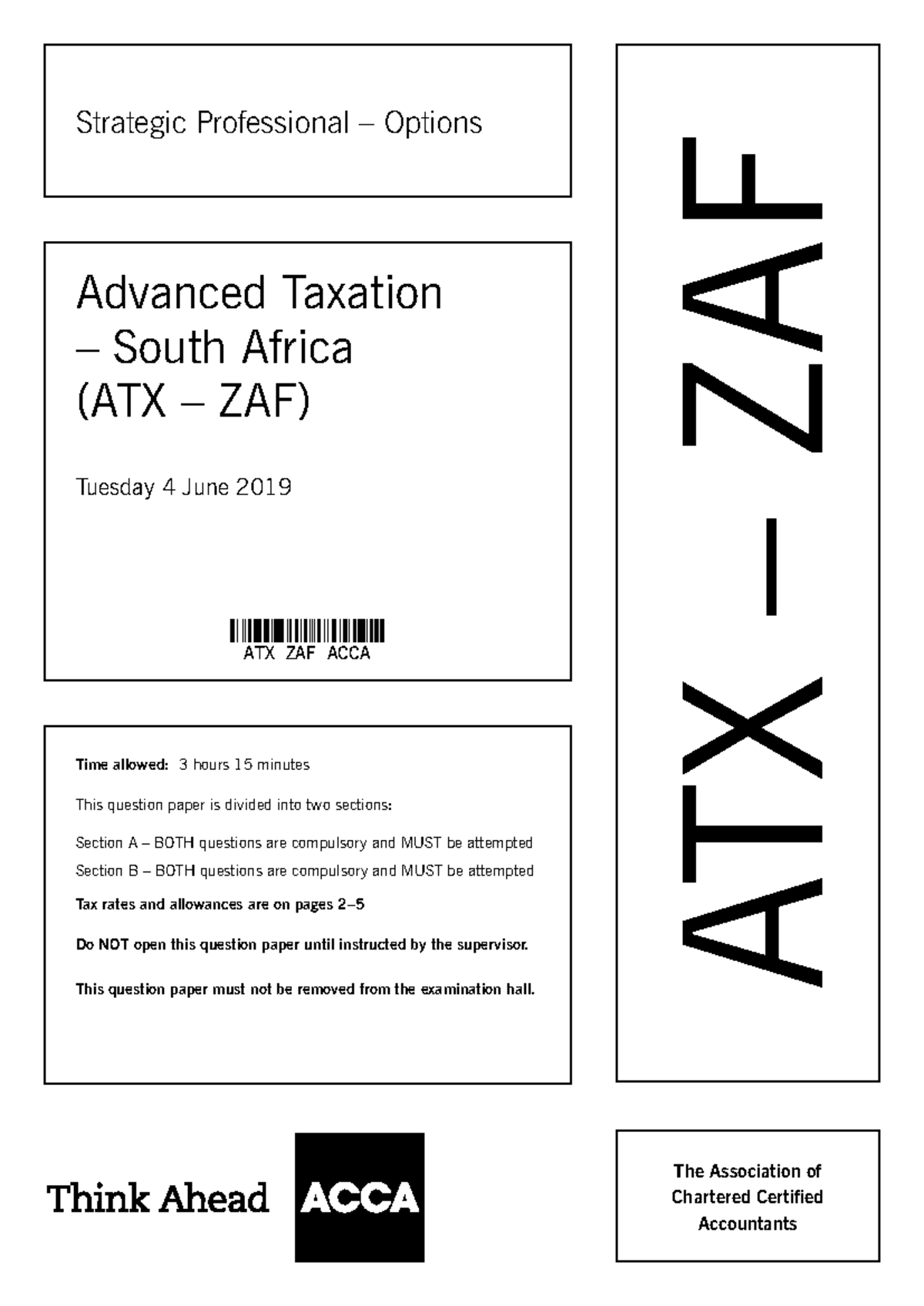 Atxzaf 2019 jun q - Strategic Professional – Options Advanced Taxation ...