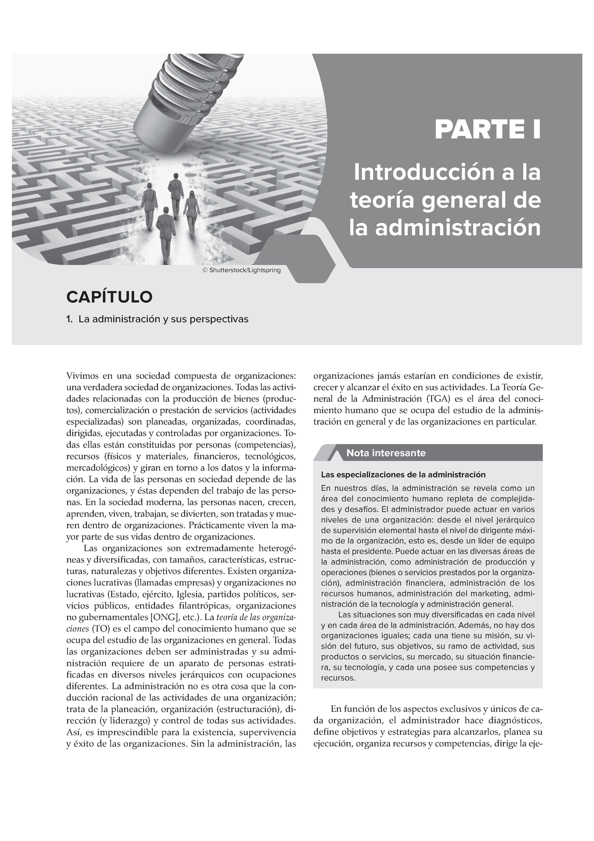 Cap 1 CHIAVENATO “INTRODUCCION A LA TEORIA GENERAL DE LA ADMINISTRACION ...