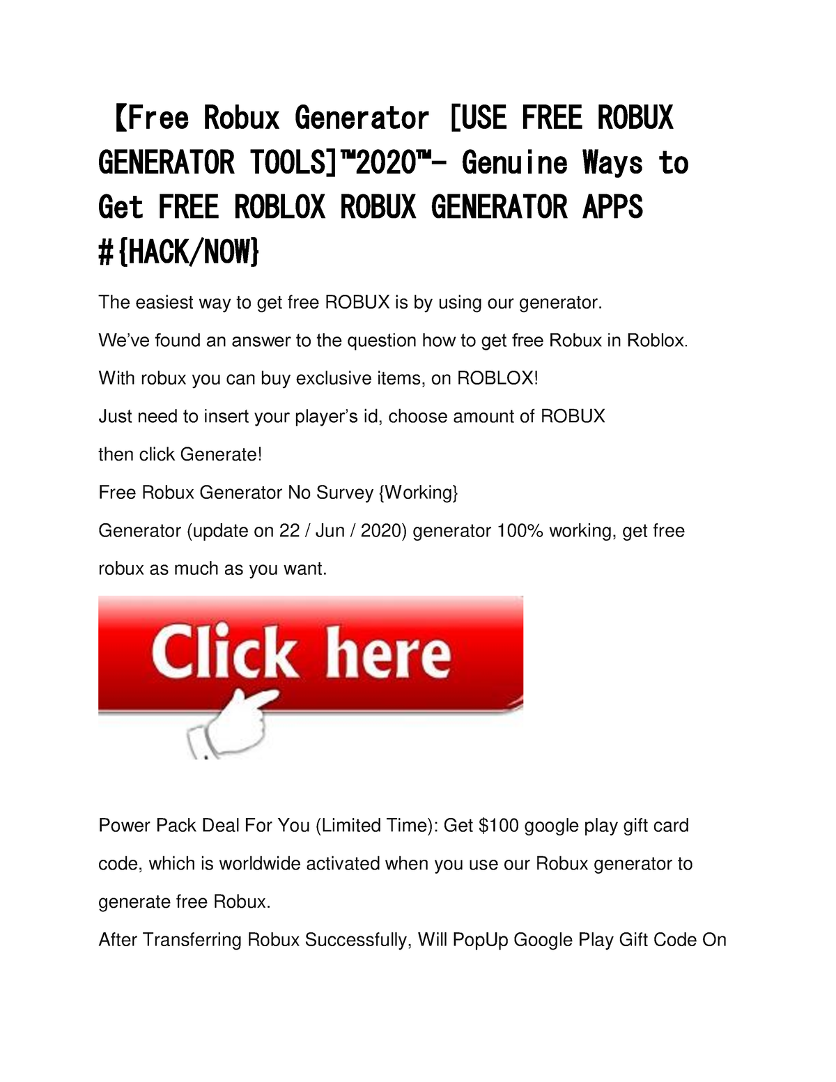 Robux generator without human verification 【Free Robux Generator [USE