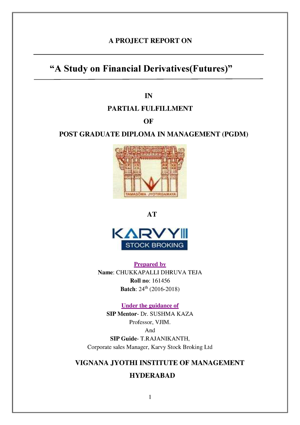 phd thesis on financial derivatives