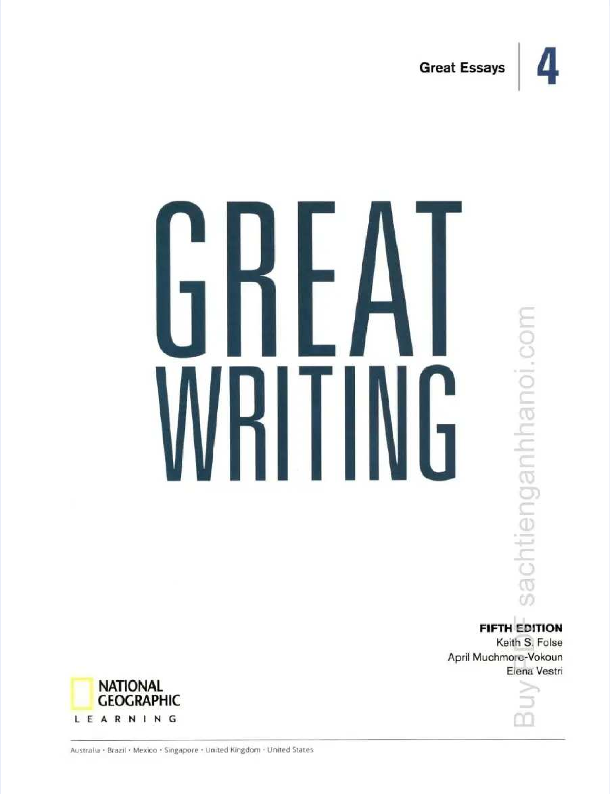 National Geographic Great Writing 4 5th Ed - Studocu