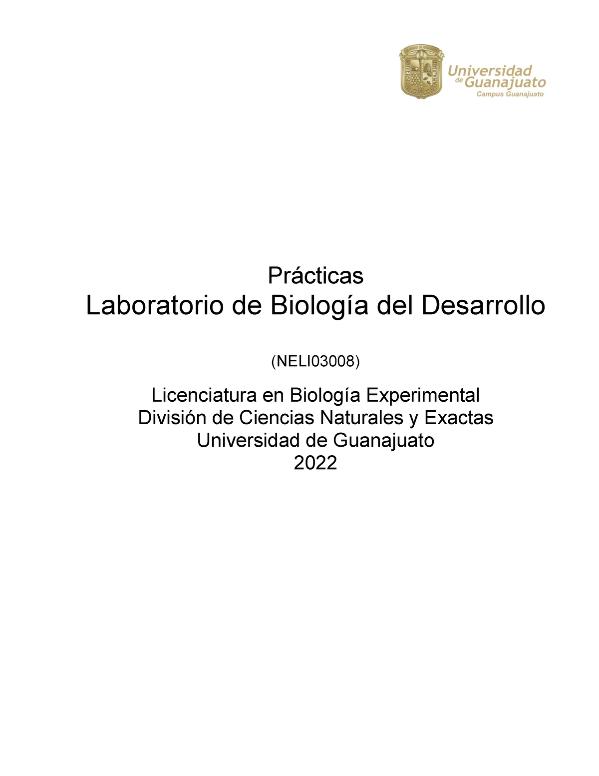 Biologia del desarrollo Guia Lab - Prácticas Laboratorio de Biología ...