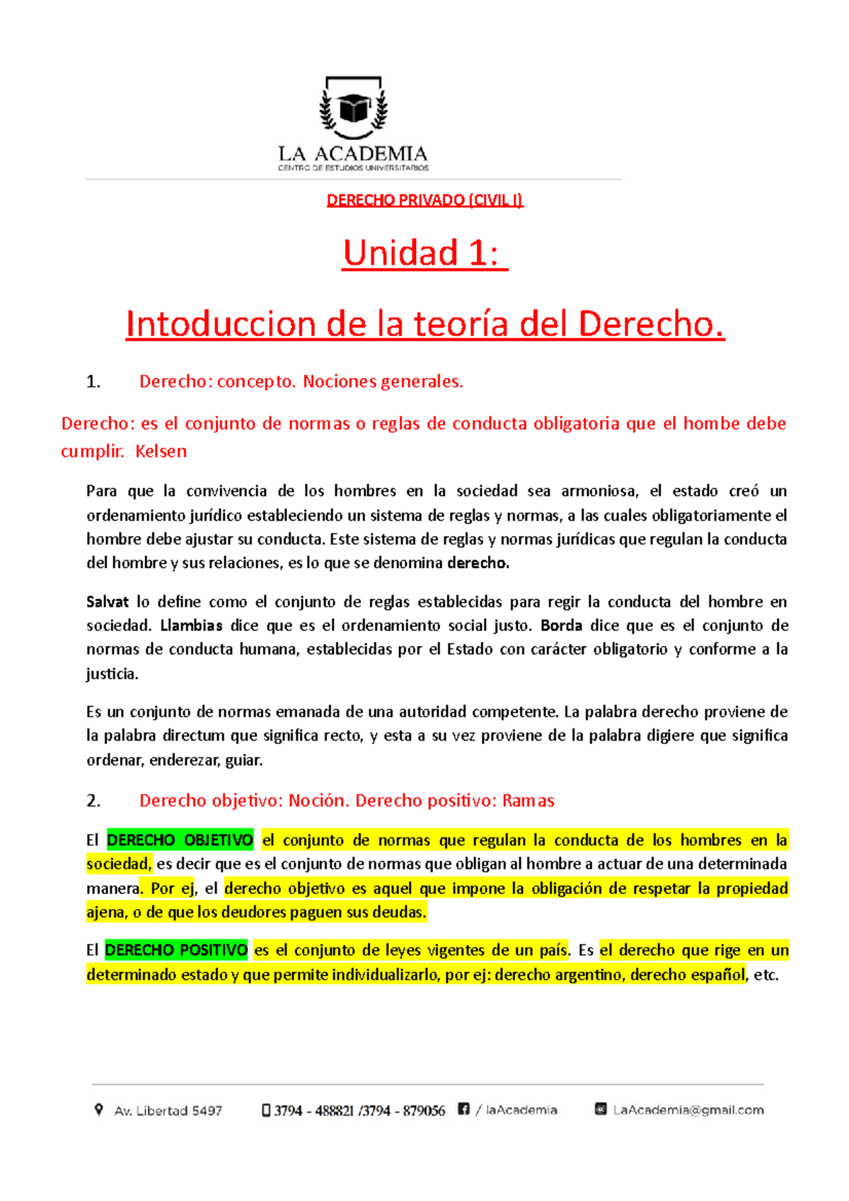 563412993 Apunte Derecho Civil Parte General Original - DERECHO PRIVADO ...