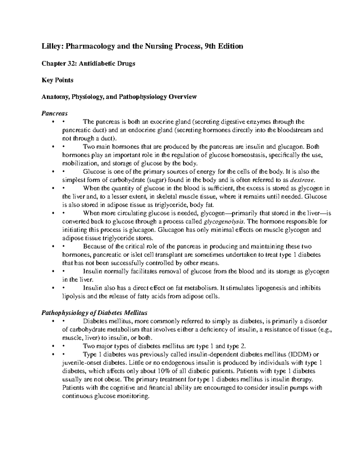 Chapter 32 - Lilley: Pharmacology and the Nursing Process, 9th Edition ...