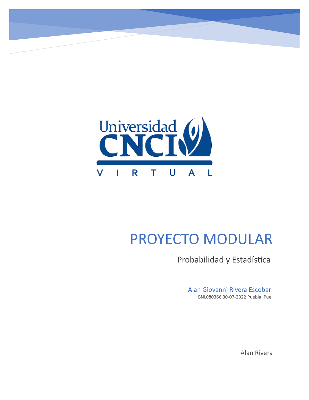 Proyecto Modular Probabilidad Y Estadistica - Alan Rivera Alan Giovanni ...