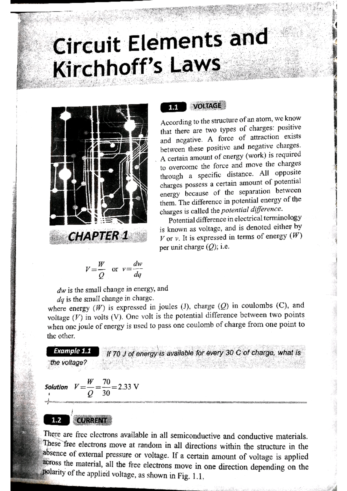 Circuit elements - Basics Of Electrical & Electronics Engineering - Studocu