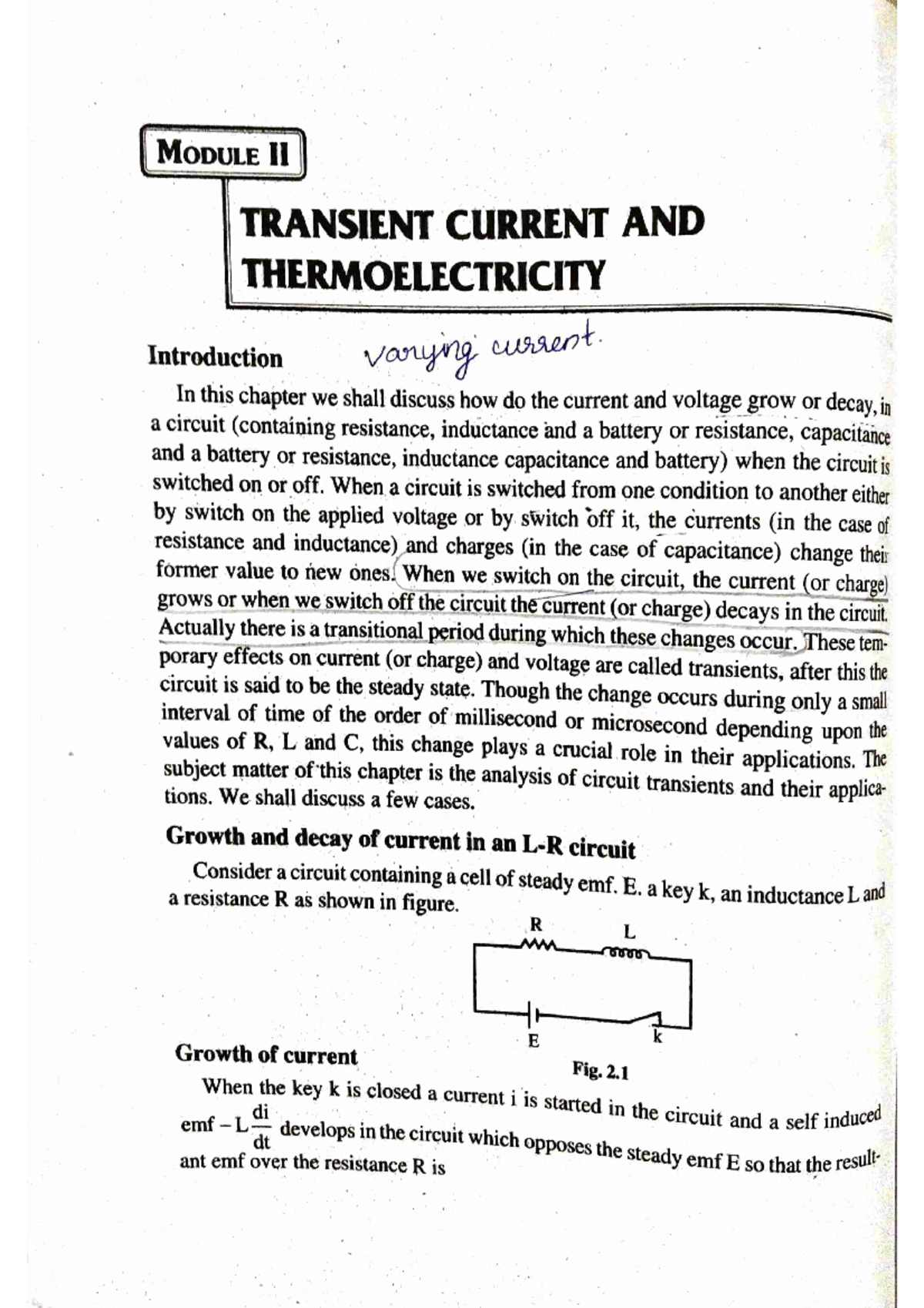 Electricity It is lecture note Bsc Physics Studocu