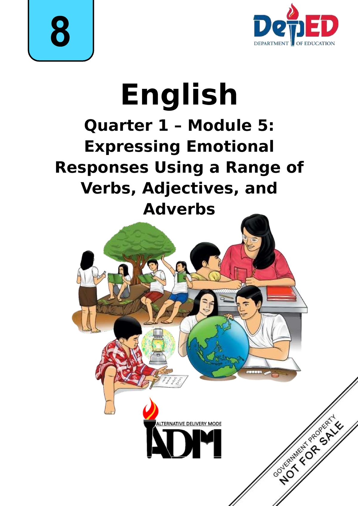 English 8 Q1 Mod5 Expressing Emotional Responses Final 07282020 8 English Quarter 1 Module 5 7338