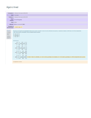 Algebra Lineal - Autocalificable S1 - Examen Semana 1 Algebra Utel ...