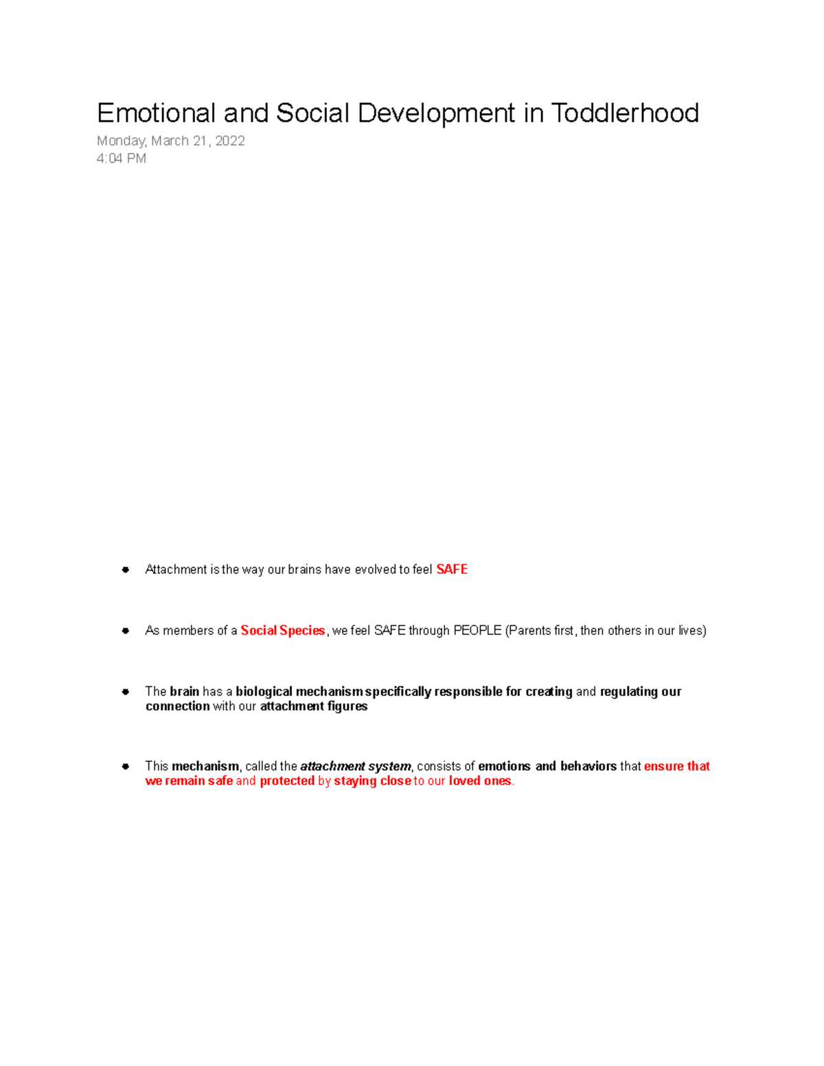 CHILD DEVELOPMENT - Emotional and Social Development in Toddlerhood ...