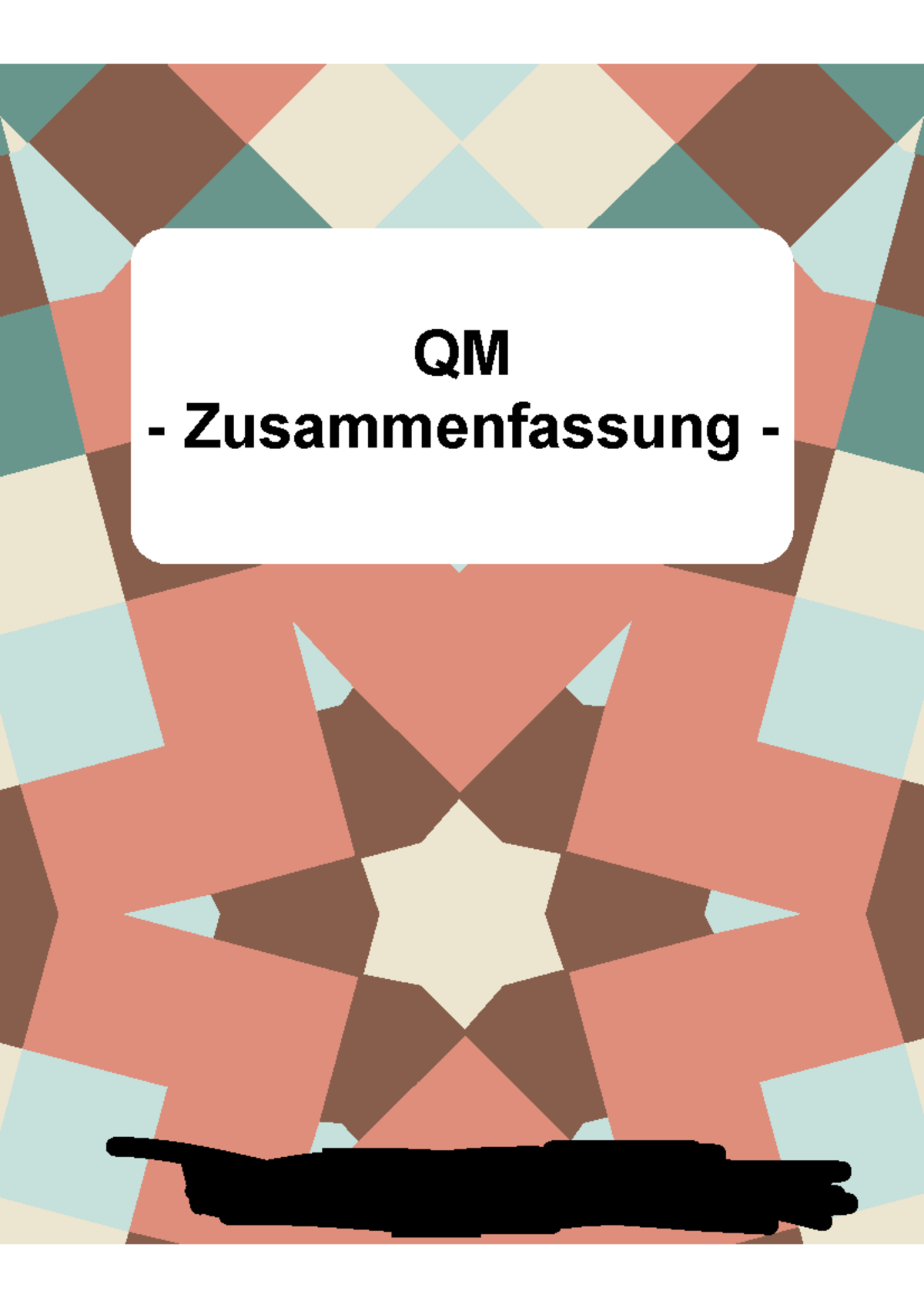 QM - Zusammenfassung Studocu - ####### QM Zusammenfassung - 070418 ...