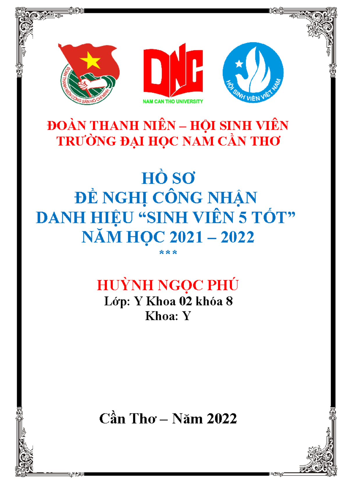 71HUỲNH NGỌC PHÚ AKAV ĐOÀN THANH NIÊN HỘI SINH VIÊN TRƯỜNG ĐẠI