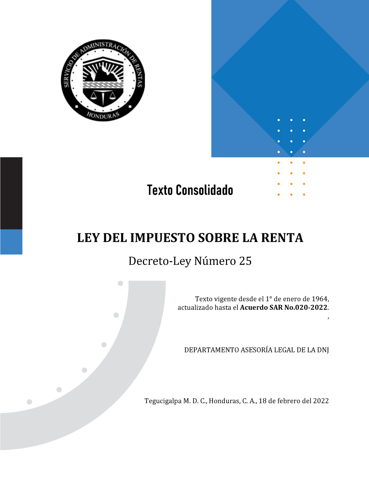 Ley Del Impuesto Sobre La Renta - Texto Consolidado LEY DEL IMPUESTO ...