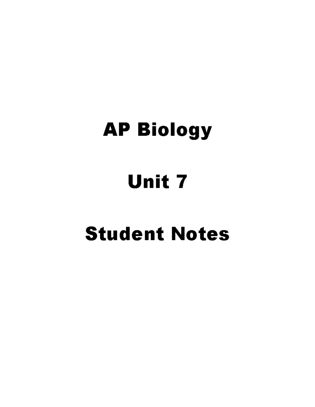 Ap Bio Unit 7 Progress Check Mcq Part B - 6a13hv2