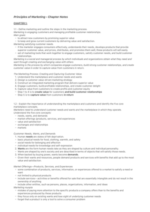 Marketing Principles Notes Mod 1-5 - Marketing Principles Principles ...