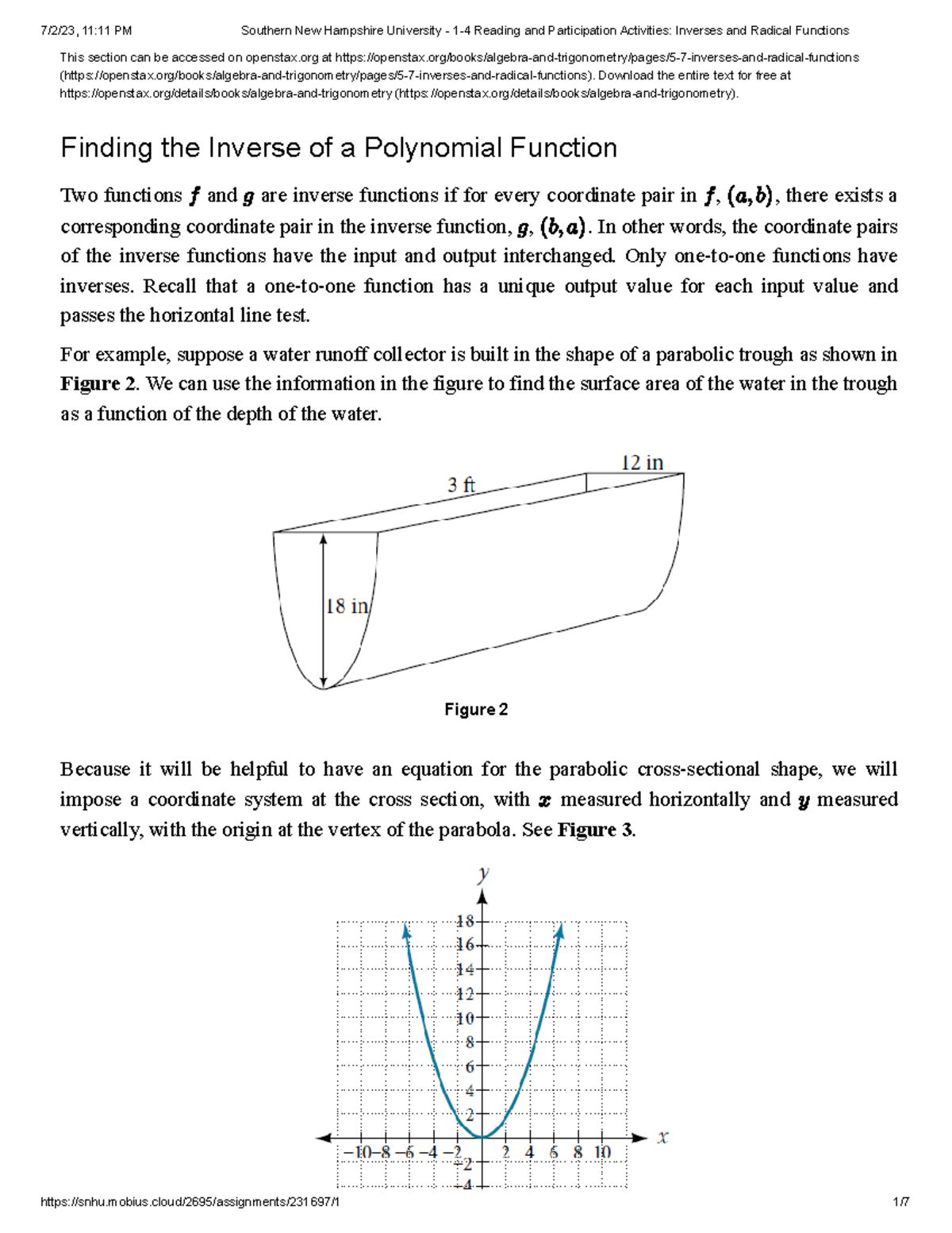 Inverses and Radical Functions-5 - This section can be accessed on ...
