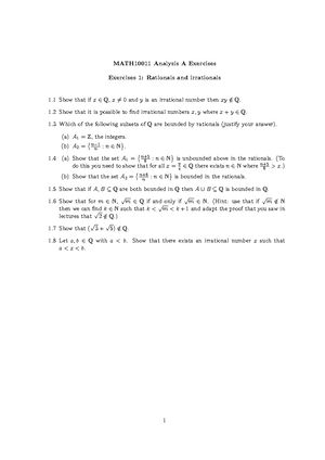 Bayesian Modelling Sample Lecture Notes - I - Introduction Bayes 