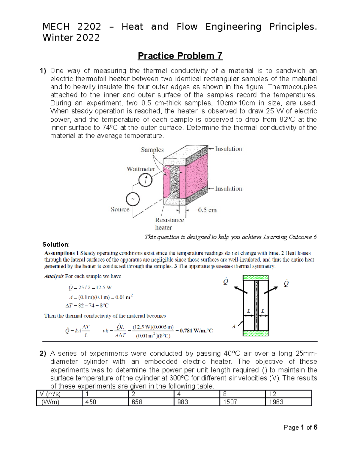 7-Practice Problem 7 Solution - Winter 2022 Practice Problem 7 1) One ...