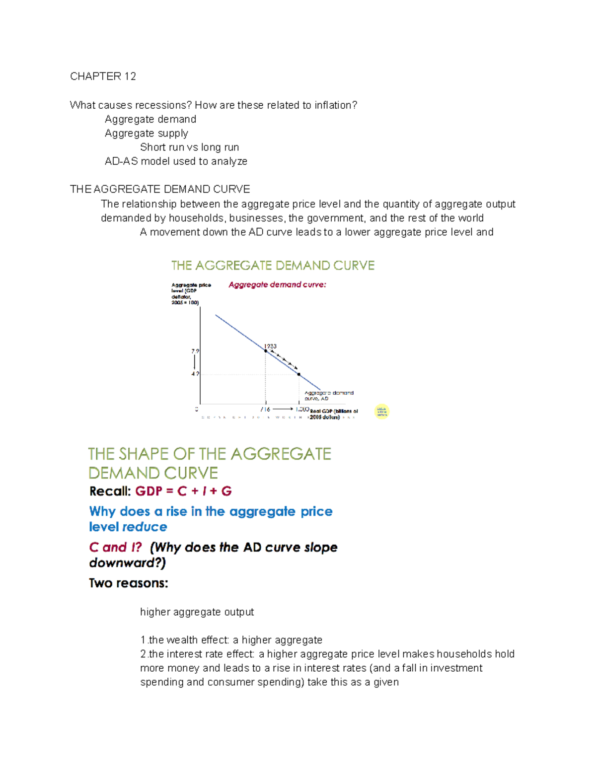 Econ chapter 12 - Ariel Weinberger Macroeconomics - CHAPTER 12 What ...