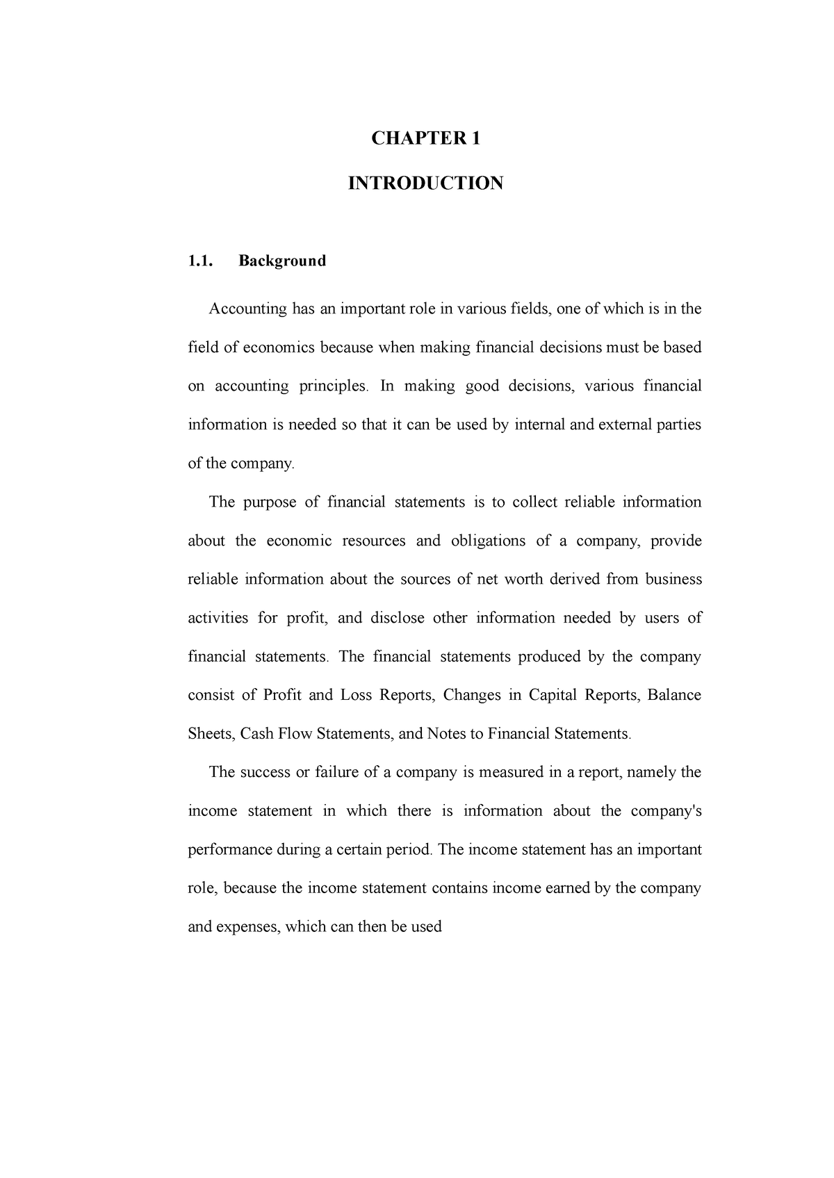 Analysis OF Income AND Expenses IN Increasing Profit IN PT. Bimaruna ...