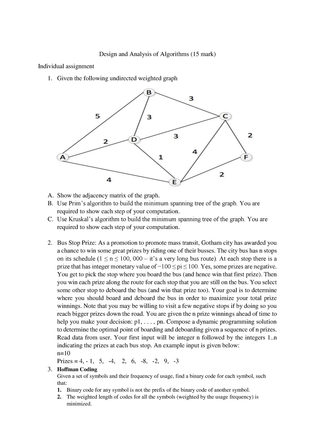 fundamentals of algorithmic problem solving daa