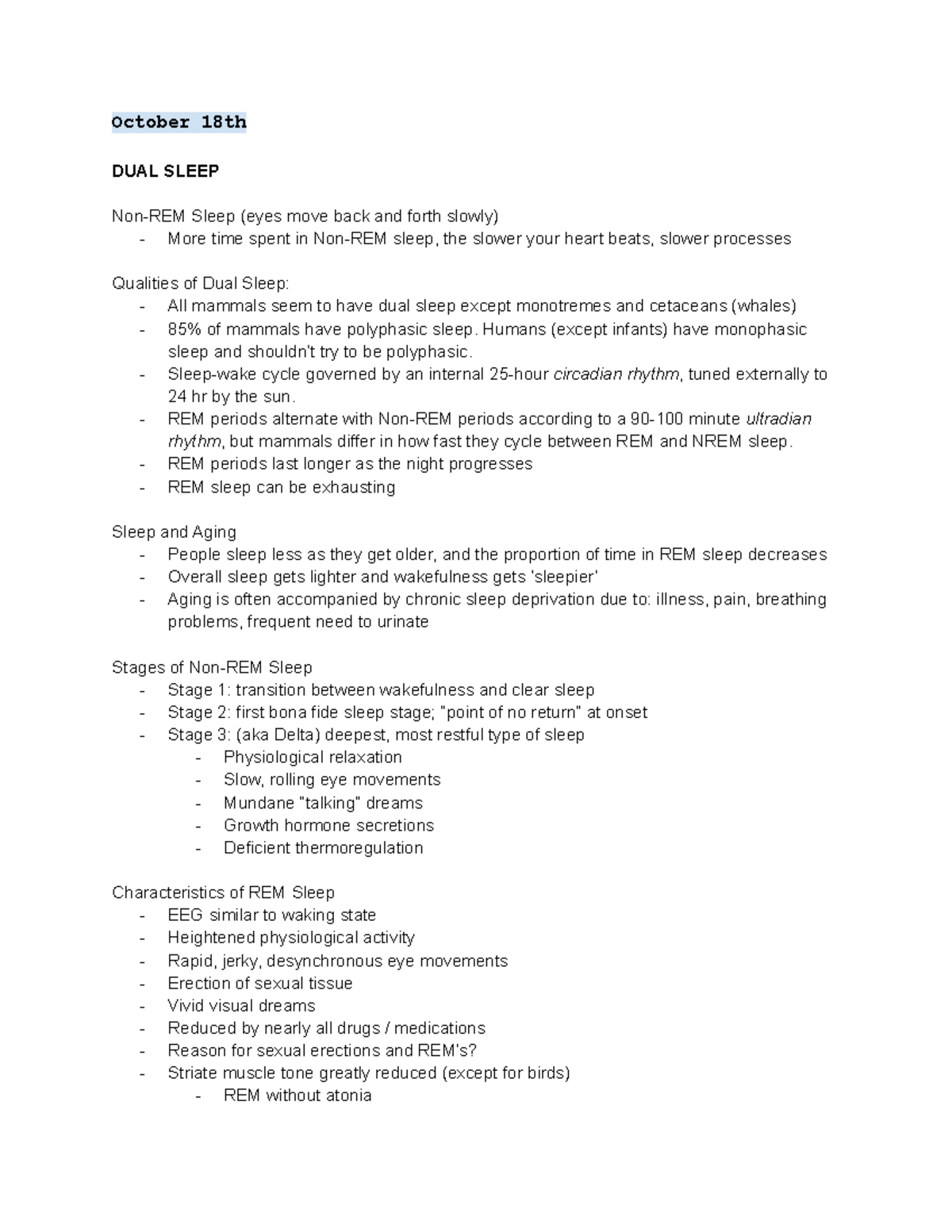 psy-1-intro-to-psych-lecture-notes-october-18th-dual-sleep-non-rem